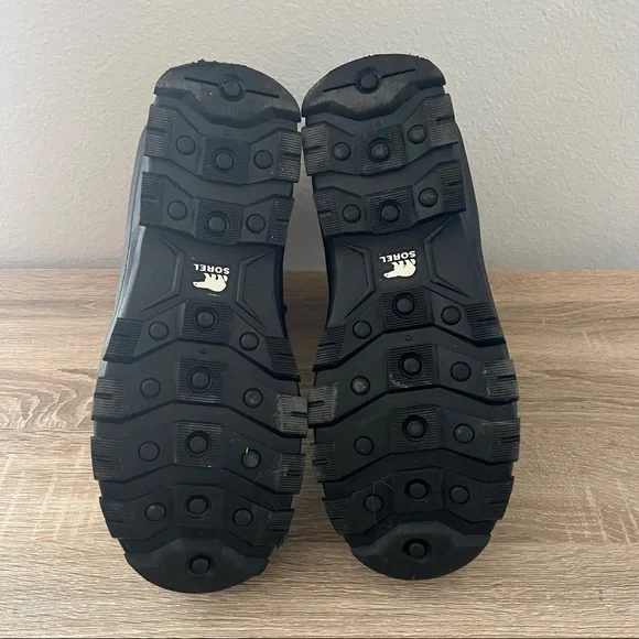 Sorel Men’s Buxton Lace Up Black Delta Noir Winter Boots Size 13 - Picture 5 of 7